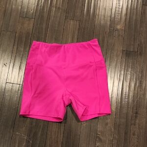 RBX Womens Hot Pink Workout Shorts